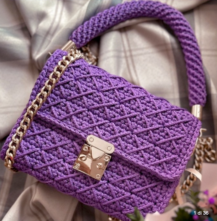 50 Guide per Creare Borse all'Uncinetto